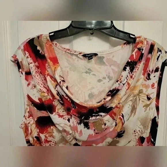 ❤️ Reitmans Abstract Print Top Medium Colourful - Picture 10 of 12